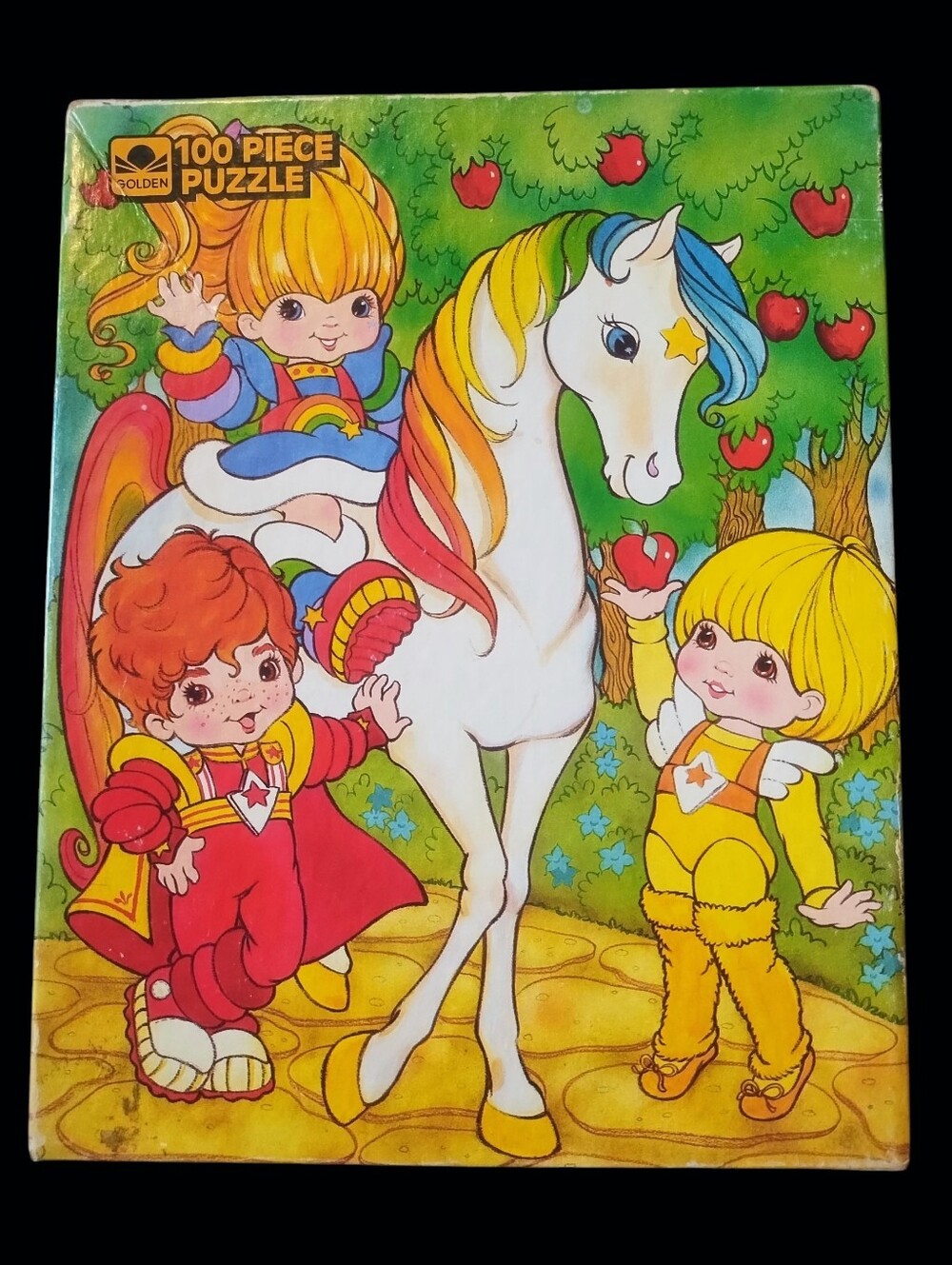 Vintage 1983 Rainbow Brite 100 Piece Golden Jigsaw Puzzle Starlite & Friends